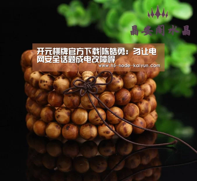 开元棋牌官方下载|陈皓勇：勿让电网安全话题成电改障碍